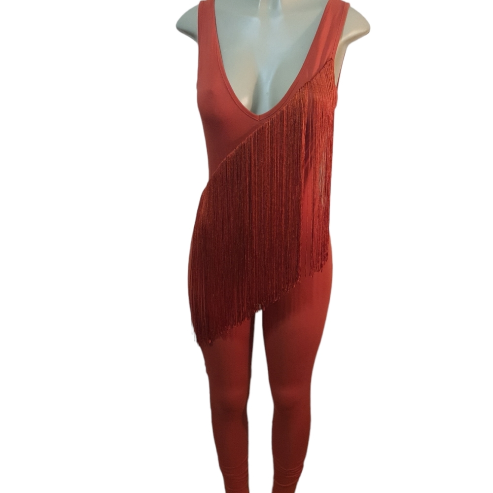 Asos Woman's Size 4 Orange Jumpsuit
